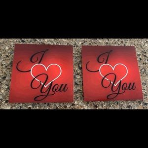 “I Love You” Theme Coasters